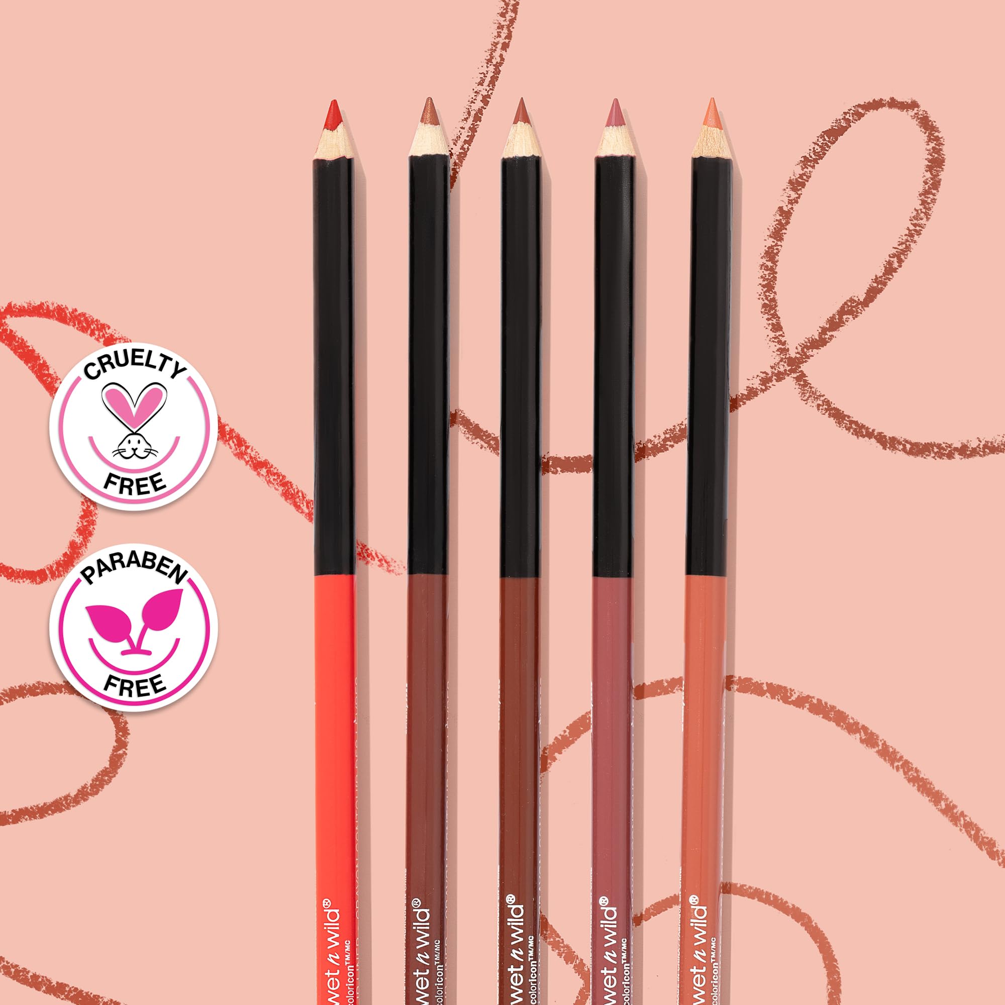 wet n wild Lip Liner Pencil Color Icon Lip Color Makeup, Brown Willow,
